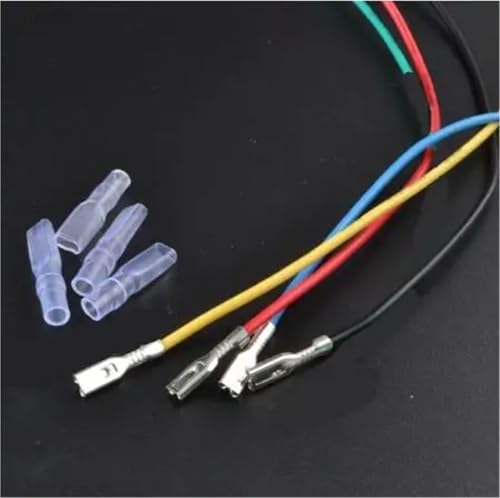 12mm Metall Ringförmiger Druckknopfschalter 1NO Ring LED 3V 6V 9V 12V 24V 220V Selbstsperrender Momentaner Wasserdichter Auto-Automotor(4 Cables,LATCHING_100-240V) von ONGCPQPEO