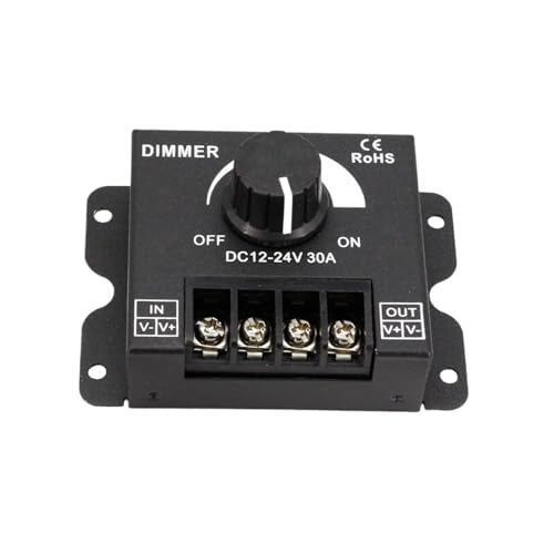 30A DC12V-24 LED Licht mit Dimmer, High Power Dimmschalter, Lichtleiste mit monochromatischer Steuerung 30A DC12V-24 LED Licht mit Dimmer, High Power Dimmschalter, Lichtleiste mit monochromatischer Steuerung von ONGCPQPEO
