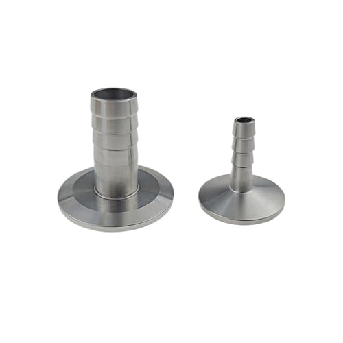 6 8 10 13 16 20-50mm Vakuum Schlauch Barb x KF10/16/25/40/50 Vakuum KF Camp SUS 304 Edelstahl Rohr Fitting Homebrew(KF10-10mm) von ONGCPQPEO
