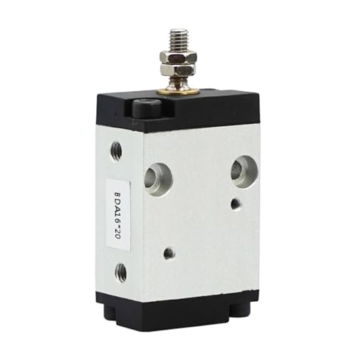 BDA6 10 16 kleine Pneumatikzylinder, Aluminium, quadratisch, 10 x 20 x 25 x 30 x 40 x 50 (BDA6 (Bohrung 6 mm), Hub 50 mm von ONGCPQPEO