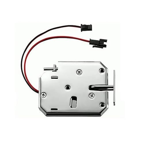 DC-12V Smart Elektrische Dietriche Riegel Elektromagnetische Mini Schublade Elektronische Briefkasten Schließfach Schrank Dietriche CE(Silver 2 lines) von ONGCPQPEO