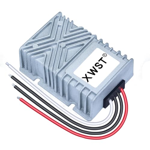 DC zu DC 12V 24V 9-36V zu 24V 1A 5A 10A 25A 30A Boost Converter 24 Volt Spannungsstabilisator Regler Wasserdicht(25A Aluminum) von ONGCPQPEO