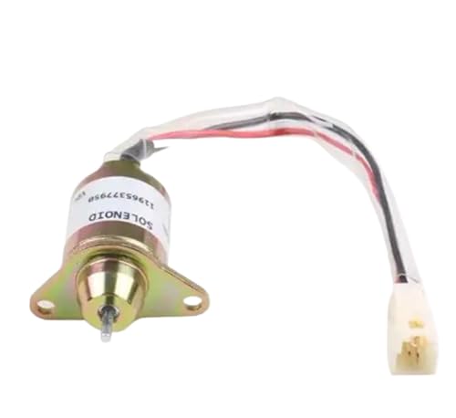 Kraftstoff-Stopp-Magnet 1503ES-12S5SUC12S 119233-77932 119233-77931 für 4TNV94 3TNE84 4TNV98 4TNE94 4TNE98 4TNE88 (24 V, weiß plus) g) von ONGCPQPEO
