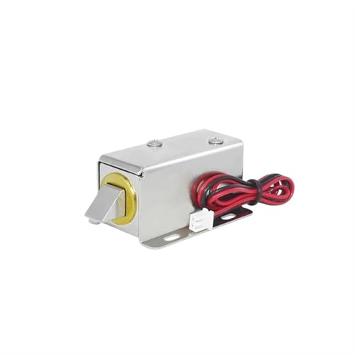 LY03 Kleines elektromagnetisches Schloss DC5V12V24V Elektronisches Türschloss, elektrisches Steuerschloss (LY03A DC24V1.2A) von ONGCPQPEO