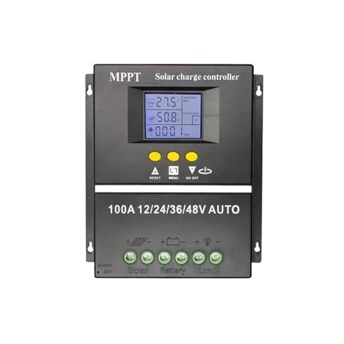 MPPT Solar-Controller, 60 A, 80 A, 100 A, 12 V, 24 V, 36 V, 48 V, Blei-Säure-Lithium-Batterie, Photovoltaik-Panel, Laderegler (60 A) von ONGCPQPEO