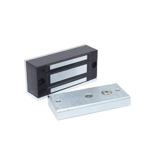 Magnetschloss DC12 V, 60 kg, geeignet für verschiedene Schranktüren, Schubladen und Türzugangskontrolle (Ype A 60 kg Lock 12 V) von ONGCPQPEO