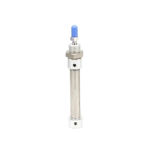 Mini-Luftzylinder, MI-Serie, Bohrung 8 mm, MI8 Mini-Pneumatikzylinder aus Edelstahl, 10–150 mm Hub, U-Typ(MI8X20-U,With magnet (-S)) von ONGCPQPEO