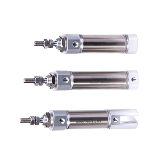 Mini-Luftzylinder PB-Serie Bohrung 16 mm PB16 PB16X10X15X20X25X30X40X50X60X75X80X100X Mini-Pneumatikzylinder Stiftgröße Zylinder(PB16X250,-CB) von ONGCPQPEO