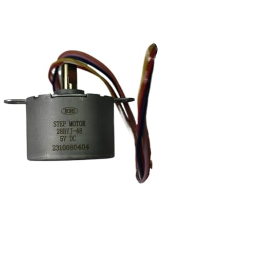 ONGCPQPEO 1 x Motor 28BYJ48 DC 5 V 12 V Verlangsamungsschrittmotor, 4 Phasen, 5 Kabel, kabelloser Kameramonitor PTZ (DC5 V) von ONGCPQPEO
