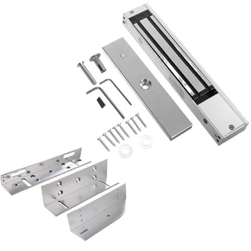 ONGCPQPEO 180 kg 350 lbs 280 kg 600 lbs Elektromagnetisches Schloss DC 12 V Elektromagnetisches Einzeltürschloss mit ZL-Halterung for die Zugangskontrolle(280kg with ZL) von ONGCPQPEO