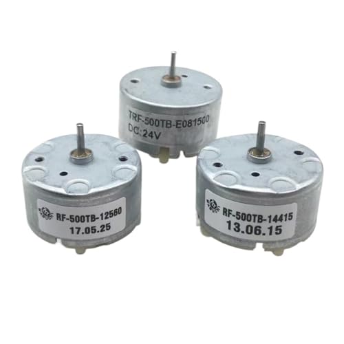 ONGCPQPEO 1PC Micro Motor DC RF-500TB 12560 14415 18280 Mini Micro Metall Elektromotor für Duftspender Luftbefeuchter Motor (RF-500TB-18280) von ONGCPQPEO