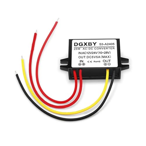 ONGCPQPEO AC12/24V ZU DC5V 1A 2A 3A 4A 5A Überwachung Power Regulator Converter 10-28V zu 5V AC zu DC(AC12V24V to DC5V 5A) von ONGCPQPEO
