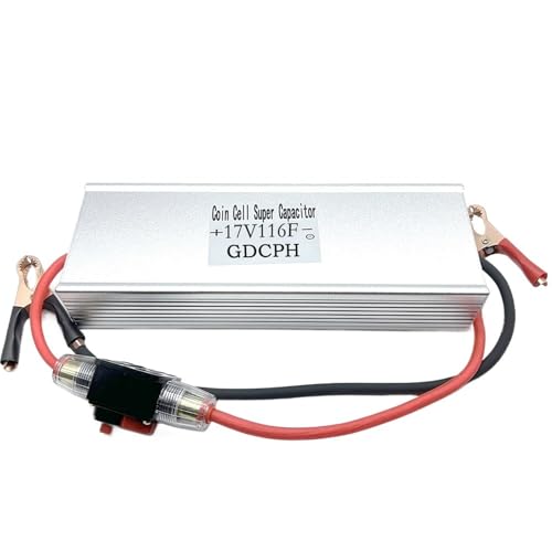 ONGCPQPEO Fahrzeuggleichrichtermodul Superkondensator 17V116F Superkondensator 2.85V700F mit Klemmen für Batterie Krokodilklemmen 16V100F (16V100F) von ONGCPQPEO