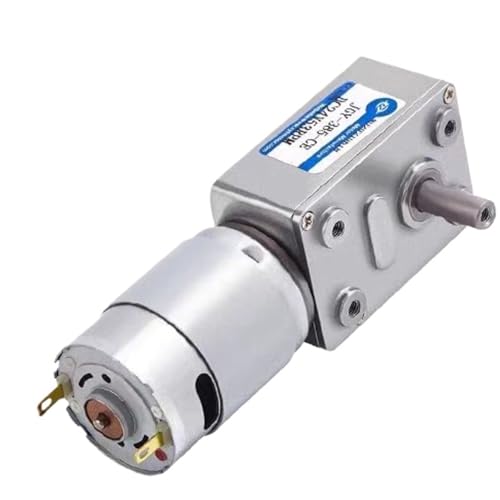 ONGCPQPEO JGY385 Miniatur-Schrauben-Reduziermotor, DC12 V, 24 V, niedrige Geschwindigkeit, 4 U/min-213 U/min, einstellbare hohe Geschwindigkeit, selbstsichernd CW/CCW (24 V) 40 U/min von ONGCPQPEO