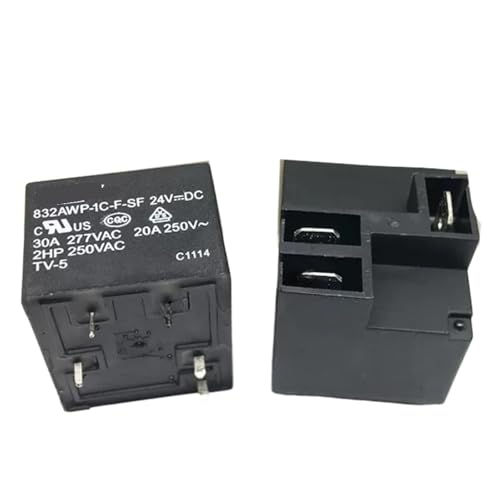 Relais 832AWP-1C-F-SF DC 24V DC 5 Pin Klimaanlage 30A 5 Pin Relais 832AWP-1C-F-SF DC 24V DC 5 Pin Klimaanlage 30A 5 Pin von ONGCPQPEO