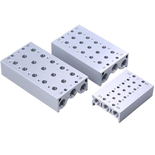 SY3120 SY5120 SY7120 Magnetventile Luftauslassverteiler SS5Y5-2F/3F/4F/5F/6F/7F Pneumatische Basisventilstation mit Dichtungen(2F,SY7120) von ONGCPQPEO