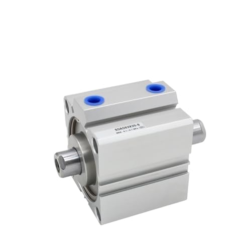 Serie SDAD Kompakter Doppelschaft Zylinder Bohrung 25mm Hub 5~100mm SDAD25x25 SDAD25X40-B SDAD25X50-S SDAD25X20-SB Nill, S (mit Magnetismus), B (Außengewinde), SB(SDAD25X45) von ONGCPQPEO