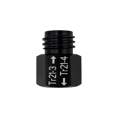 Soda-CO2-Konvertierungsadapter Zylinder Tr21-4 weiblich auf Tr21-3 männlich Quooker Cube Tank Ausgangsadapter schwarz Soda-CO2-Konvertierungsadapter Zylinder Tr21-4 weiblich auf Tr21-3 männlich Quooker Cube Tank Ausgangsadapter schwarz von ONGCPQPEO