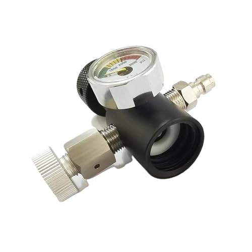 Soda Co2 Zylinder Tank Air Connect (TR21-4 Gewindetyp) Nachfülladapter mit Schlauchmessgerät-Kit W21.8-14 G3/4 CGA320-Anschluss(200Bar with G3-4) von ONGCPQPEO