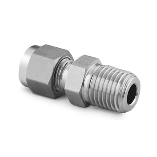 Edelstahl-NPT-Stecker SS-400-1-2 SS-400-1-4 SS-400-1-6 SS-400-1-8 SS-400-1-12(SS-400-1-12) von ONGVXR