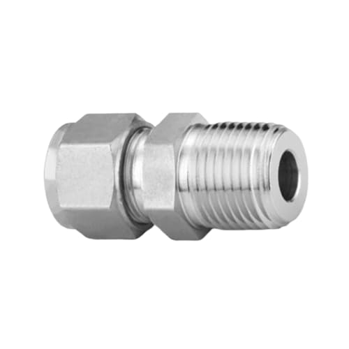 Gerader Stecker SS-10M0-1-2 SS-10M0-1-4 SS-10M0-1-6 SS-10M0-1-8 SS-10M0-1-12 Edelstahl-Stecker(SS-10M0-1-4) von ONGVXR