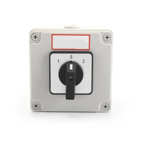 ONGVXR SZW26/LW26-32/D303.3CF 32A 3 Position 3 Phase 1 0 2 Panel Drehknopf Universal Umschalter Nockenschalter mit Box von ONGVXR