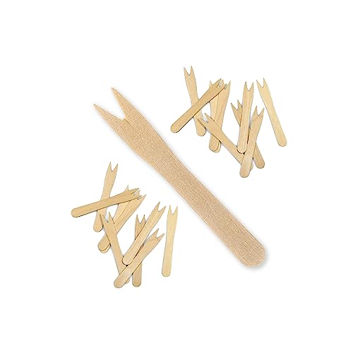 ONISM Pommesgabel Pommespieker aus Holz | Birkenholz | Einwegbesteck | Natürlich | Kompostierbar | Bratwurst | Currywurst | 8,5 cm | 1000 Stück ONISM Pommesgabel Pommespieker aus Holz | Birkenholz | Einwegbesteck | Natürlich | Kompostierbar | Bratwurst | Currywurst | 8,5 cm | 1000 Stück von ONISM