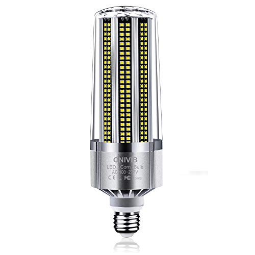 ONIVIB 240W Superhelle LED Mais Lampen Birne, E40 Buckelsockel, 27000 Lumen (2700W Äquivalent) 5000K Kaltweißes Tageslicht, für großflächige Kommerzielle Beleuchtung, Garage Warehouse Factory von ONIVIB