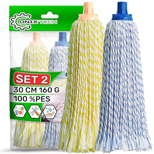 2 Stück Bodenwischer 30 cm 309 g 100% PES Microfibra - Onix TECH von ONIX TECH