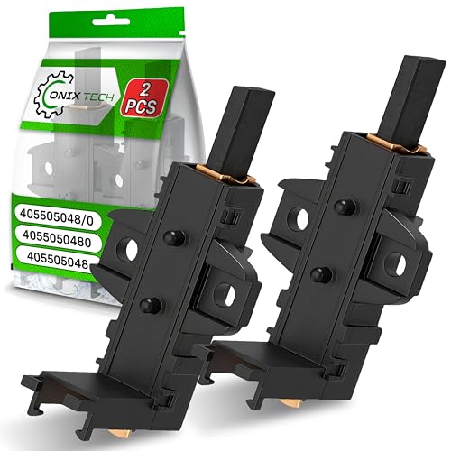2 Stück Kohlebürsten für Elektromotor Waschmaschine 38/40 х 13,5 х 5 mm mit dem Originalcode 405505048/0 4055050480 405505048 für AEG für Electrolux - Garantie 5 Jahre - ONIX TECH von ONIX TECH