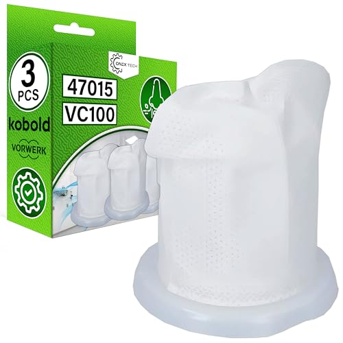 3 Stück Schmutzfilter Für Handstaubsauger für Vorwerk Kobold VC100 - Garantie 5 Jahre - ONIX TECH 3 Stück Schmutzfilter Für Handstaubsauger für Vorwerk Kobold VC100 - Garantie 5 Jahre - ONIX TECH von ONIX TECH