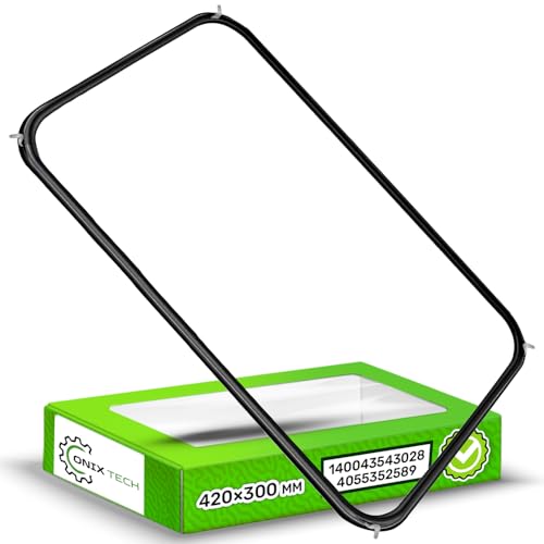 Backofen Dichtung in der Größe 420x300 mm mit dem Originalcode 140043543010 4055352589 4055393088 5614093010 für Electrolux - Ofentür Dichtung mit 4 Haken - Garantie 5 Jahre - ONIX TECH von ONIX TECH
