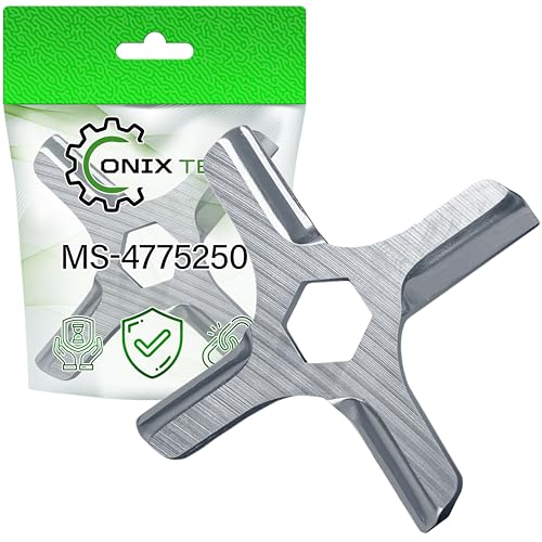 Fleischwolf Messer 46 mm mit Innendurchmesser 8 mm mit dem Originalcode MS 4775250 für Moulinex HV4 HV8 A15 - Garantie 5 Jahre - Onix TECH von ONIX TECH