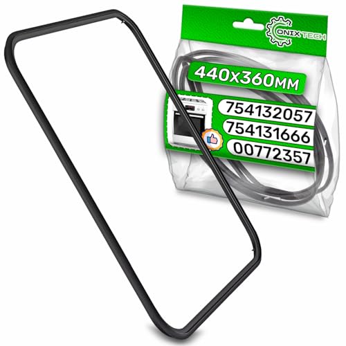 Gummi Backofen Dichtung Universal 440 x 360 mm mit dem Originalcode 00772357 für Bosch 754132057 für Smeg - Garantie 5 Jahre - ONIX TECH von ONIX TECH