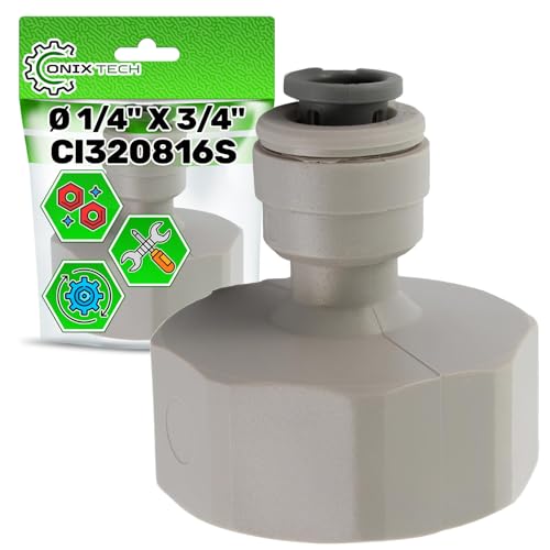 Kranadapter Ø 1/4" x 3/4" mit Originalcode CI320816S für John Guest - 5 Jahre Garantie ONIX TECH von ONIX TECH
