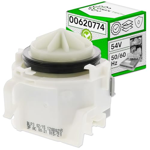 Laugenpumpe für Spülmaschine mit Originalcode 00620774 620774 für Bosch für Balay für Siemens für Neff für Constructa Model Code BLP3 01/003 475.190 - Garantie 5 Jahre - ONIX TECH von ONIX TECH