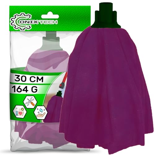 Mikrofaser Wischmopp Streifen Universal 30 cm 164 g Rosa Fuchsia - ONIX TECH von ONIX TECH