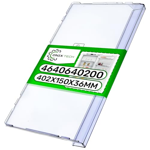 Schubladenfrontplatte für Gefrierschrank Kühlschrank 400x150 mm mit Original Code 4640640200 für Beko - Garantie 5 Jahre - ONIX TECH von ONIX TECH