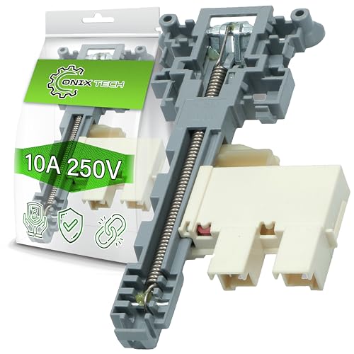 ONIX TECH Türschloss der Geschirrspüler 10A 250V mit Original Code 690074493 697690335 697690342 697690348 für Smeg - Garantie 5 Jahre von ONIX TECH