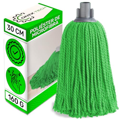 Universal Grüner Mikrofaser Wischmopp Kopf hat eine Länge von 300 mm - Onix TECH von ONIX TECH