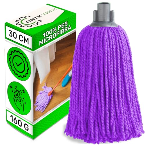 Universal Violett Mikrofaser Wischmopp Kopf hat eine Länge von 30 cm 160 g - Onix TECH von ONIX TECH