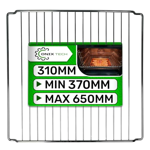 Universelles Verstellbares Backofen Gitterrost oder Kühlschrank mit einer Mindestlänge von 370 mm Maximale Länge von 650 mm und Breite von 310 mm - Garantie 5 Jahre - ONIX TECH von ONIX TECH