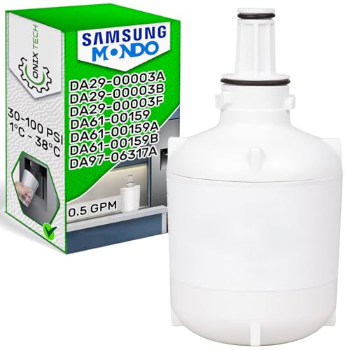 Wasserfilter Kühlschrank mit Originalcode DA29-00003A DA29-00003B DA29-00003F DA61-00159 DA61-00159A DA61-00159B DA97-06317A für Mondo für Samsung - Garantie 5 Jahre - ONIX TECH von ONIX TECH