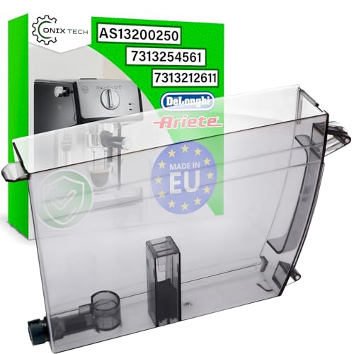 Wassertank für Kaffeemaschine 290x185x55 mm mit dem Original Code AS13200250 7313254561 7313212611 für DeLonghi für Ariete - MADE IN EU - Garantie 5 Jahre - ONIX TECH von ONIX TECH