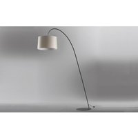 Onli Lighting - Onli losanna Schwarze Bogen-Stehlampe, Stoffschirm von ONLI LIGHTING