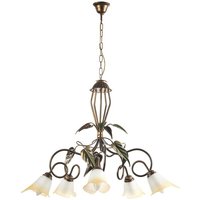 Onli Lighting - Onli miranda Mehrarmige Pendelleuchte, Antikgold, Glasschirme von ONLI LIGHTING