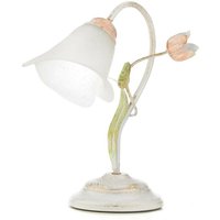 Onli Lighting - Onli wilma Flower Glass Tischlampe, Glasschirm von ONLI LIGHTING