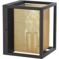 Onli malik Box Wandleuchte, Schwarz, Gold von ONLI LIGHTING