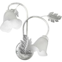 Onli Lighting - Onli marilena Wandleuchte, Weiß, Silber von ONLI LIGHTING