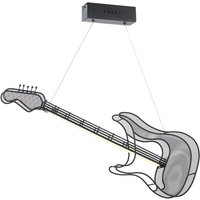 Onli rock Gitarren-integrierte LED-Pendel-Deckenleuchte, schwarz von ONLI LIGHTING